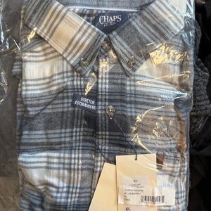 NWT Chaps Blueberry Flannel Shirt